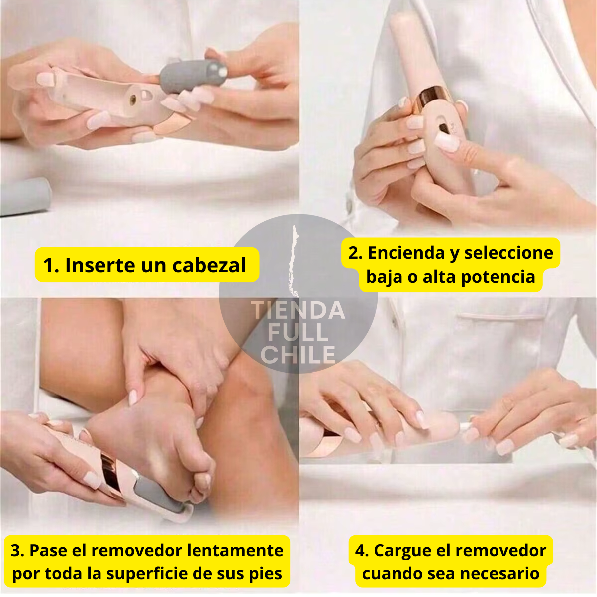 REMOVEDOR ELÉCTRICO DE CALLOS Y DUREZAS🦶🏻✨